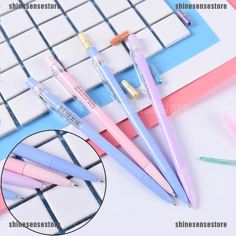2X Cute Colorful Mechanical Pencil Automatic Pen Pencil School Office Supply Fa