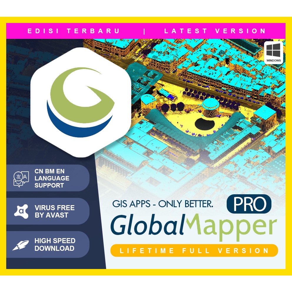 Global Mapper 24 Latest Updated DEC 2022 For Windows Shopee Malaysia   4a1422c3f3c7c5ce917b7839c1139265