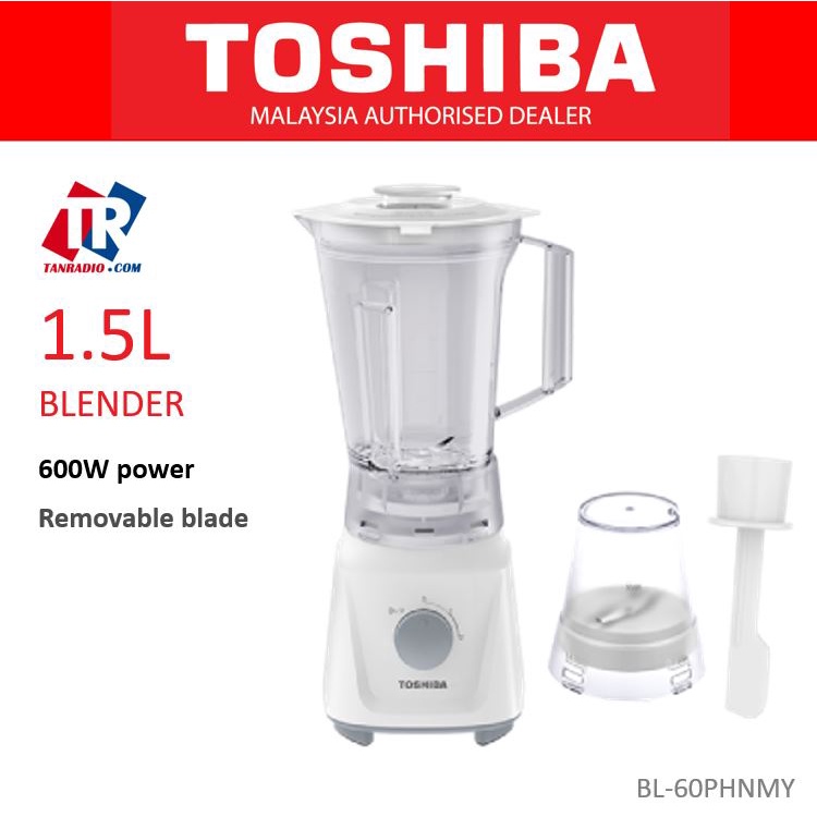 Toshiba Blender (1.5L) BL60PHNMY/Philips Powerful Blender Stainless