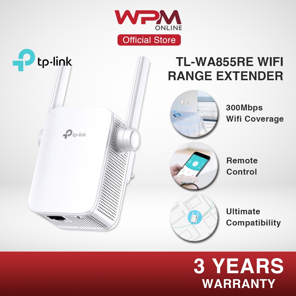 TPLink TLWA855RE Wireless Range Extender/Repeater/Booster With AP