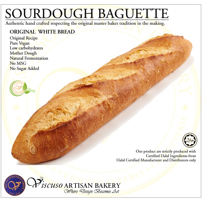 SOURDOUGH BAGUETTE WHITE BREAD Shopee Malaysia