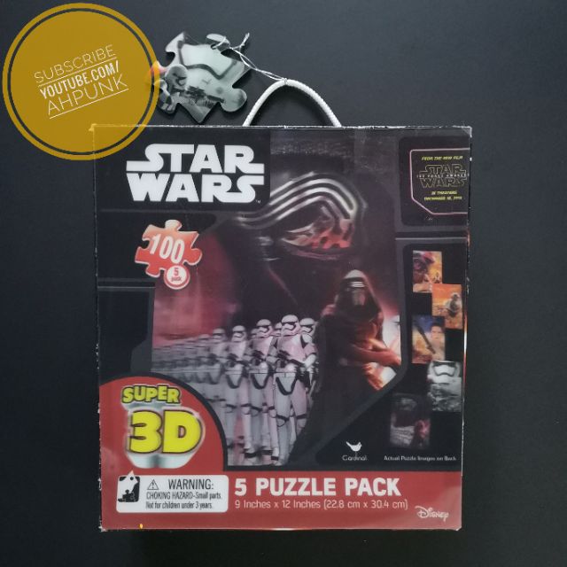 Official Star Wars Super 3d Puzzle Set Of 5 100pcs X 5 Shopee Malaysia