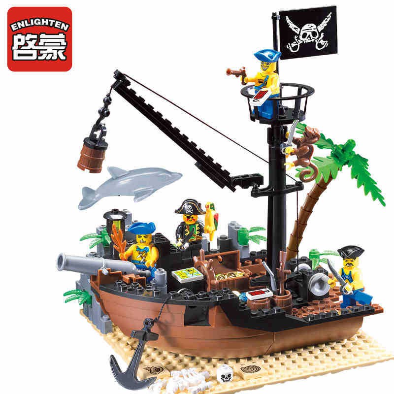 enlighten lego pirate ship