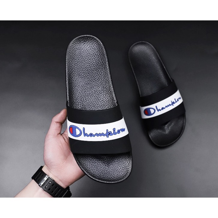 black champion slippers