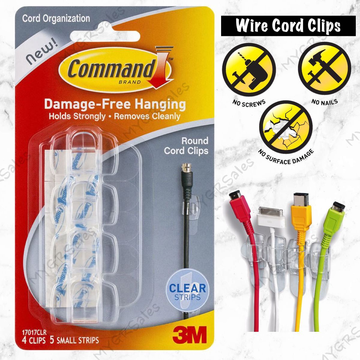 command adhesive cord clips