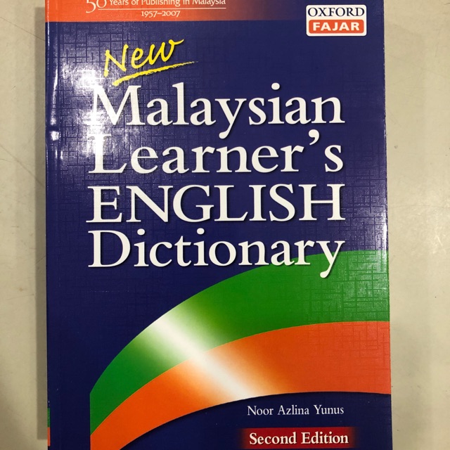 Dictionary Malaysian Learner S English Dictionary Sekolah Rendah Shopee Malaysia