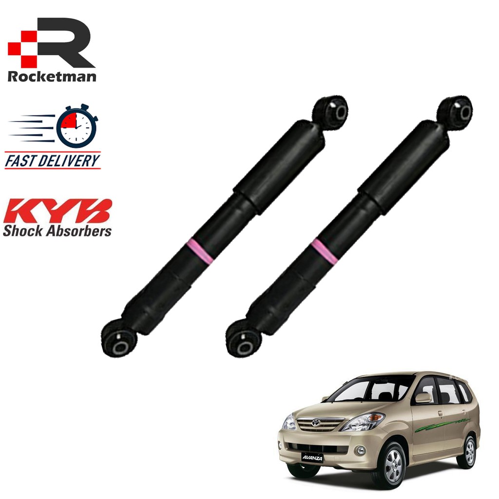 Kyb Rear Shock Absorber Toyota Avanza F601 F602 F652 F653 Rush 2 Pcs Shopee Malaysia