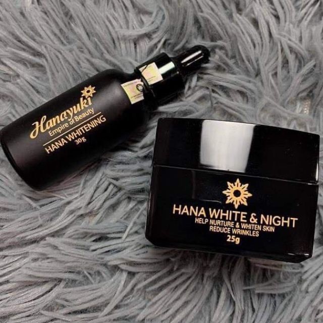 HANA WHITENING & HANA WHITE NIGHT SERUM CREAM (GENUINE) Shopee Malaysia