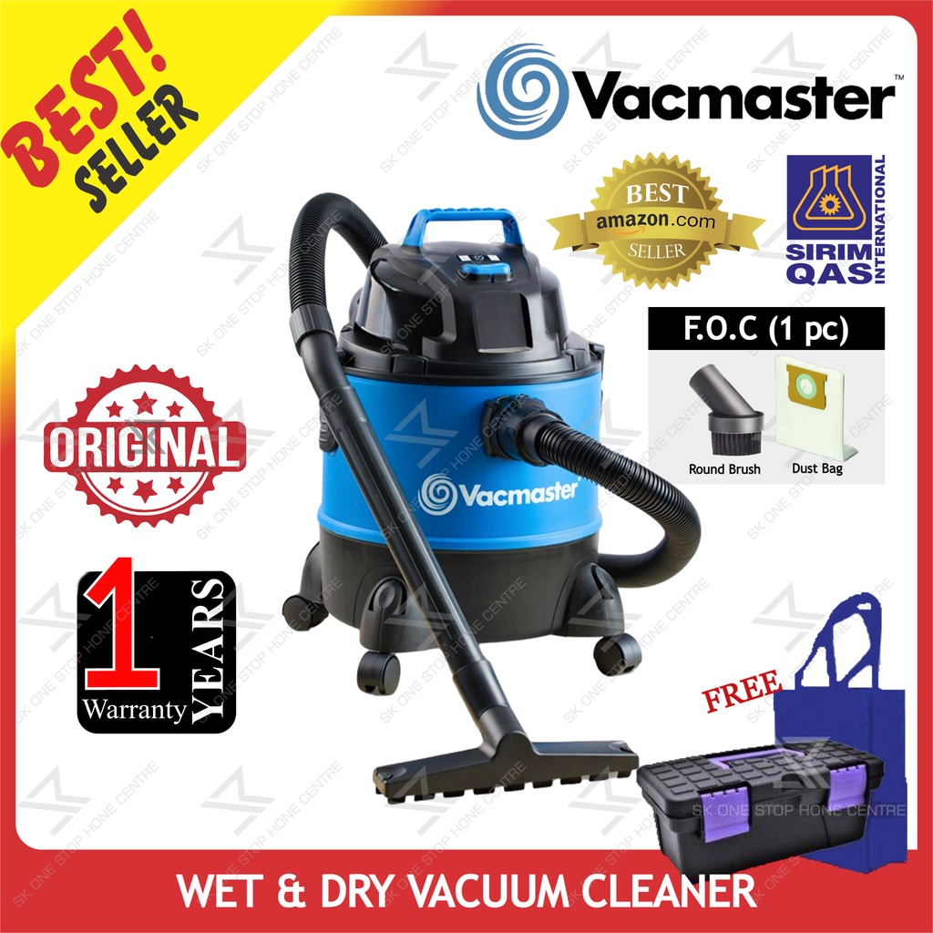 [SIRIM] VACMASTER 20L WET/DRY VACUUM CLEANER Floor cleaner vakum vacum