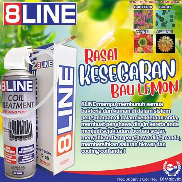 8line Aircond Coil Treatment Pencuci Aircond Selesaikan Masalah Aircond Tak Sejuk Shopee Malaysia