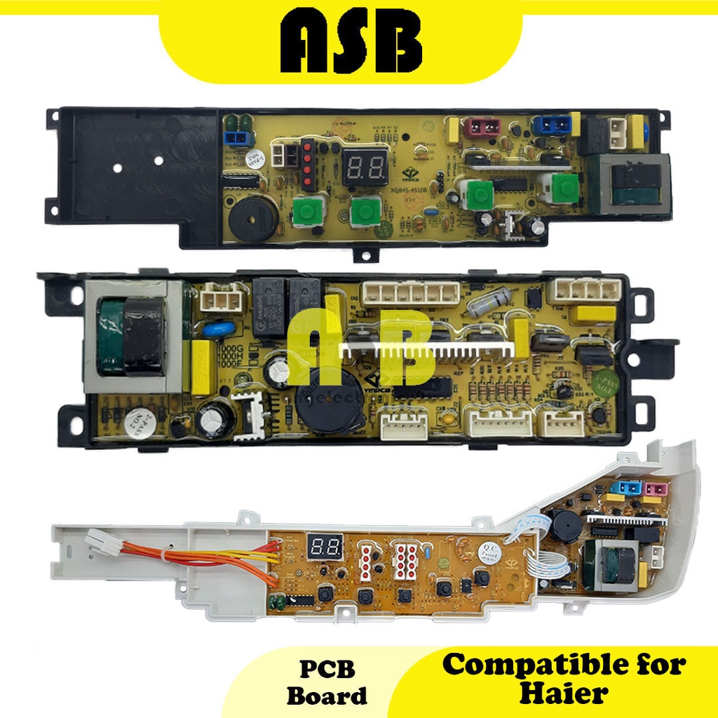 (1pc) ( Compatible : HAIER ) Washing Machine PCB Board / Papan Litar