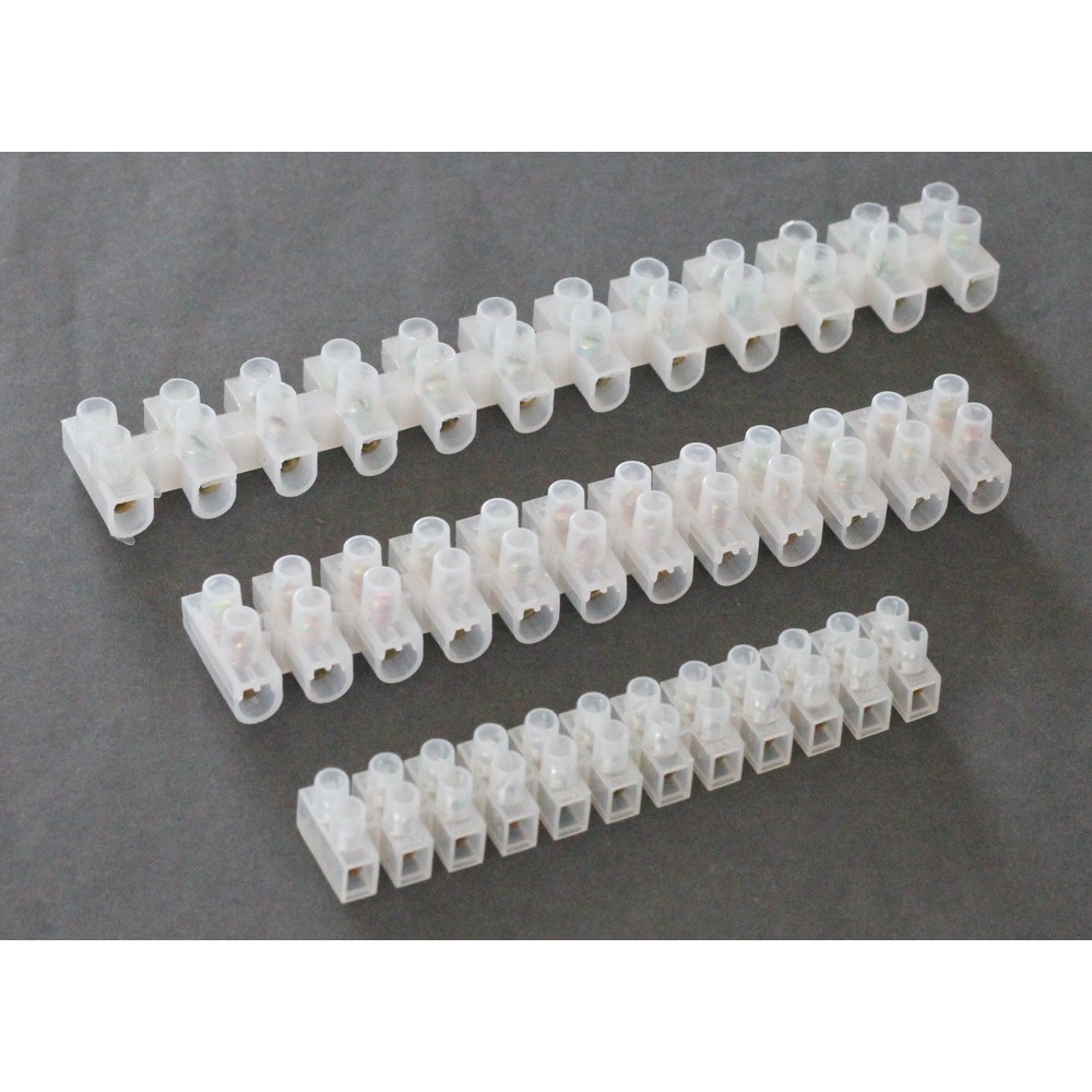 PVC Connector Terminal Block, Wire Connector, 12 Position Block