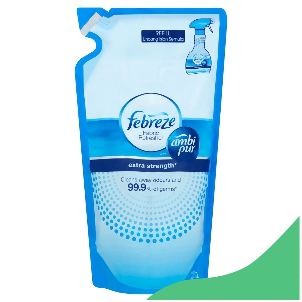 Febreze Fabric Refresher Extra Strength Refill 320ml hasifmart Shopee