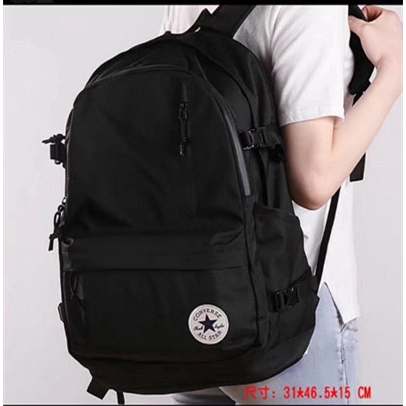 converse go backpack black