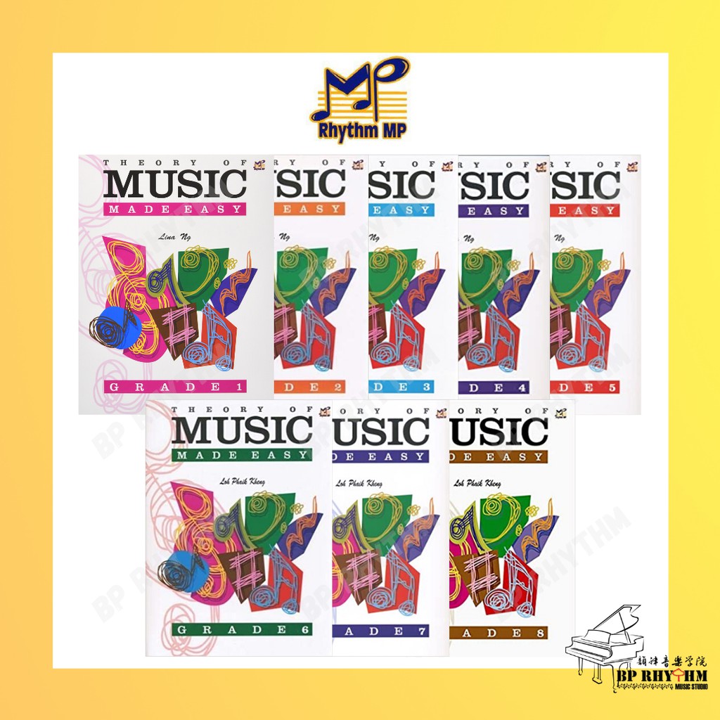 Theory of Music Made Easy Grade 1 - 5 by Lina Ng & Grade 6 - 8 by Loh Phaik Kheng | Rhythm MP
