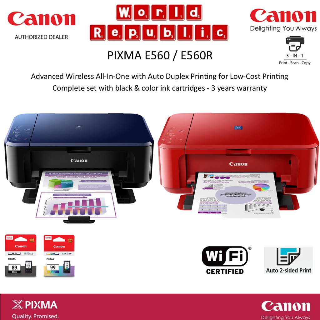 e560 printer wireless setup