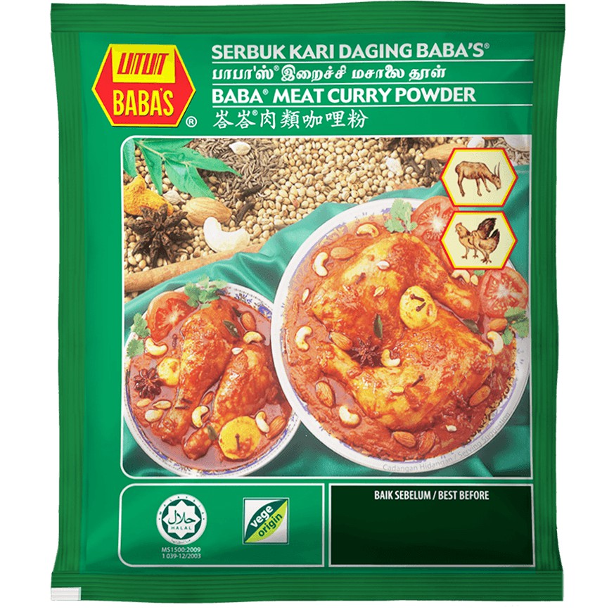 Baba's Meat Curry Powder 125g Shopee Malaysia
