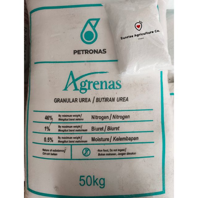 Kg Baja Urea Nitrogen Fertilizer N Urea Petronas Ammonium