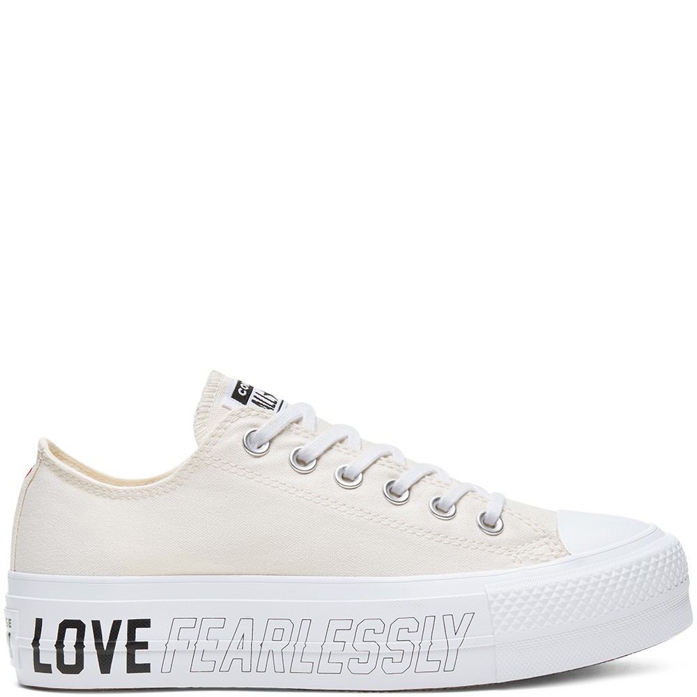 converse all star lift white