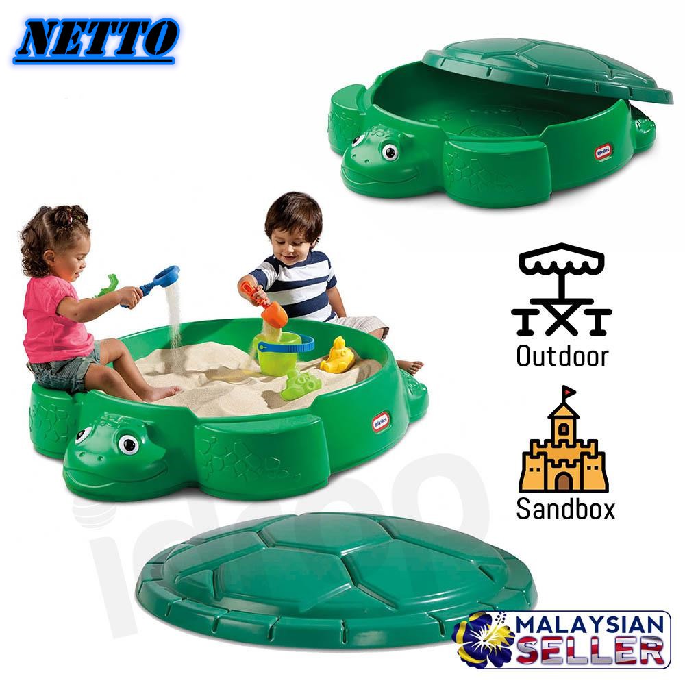 kids turtle sandbox