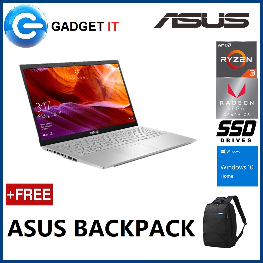 ASUS M509D-ABR184T LAPTOP SILVER (RYZEN 3 3200U,4GB,512GB SSD,15.6" HD ...
