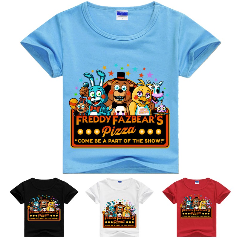 Freddy Fazbear S Pizzeria Kids Fashion Boys Clothing Baby T Shirt Boy Tshirt Top Shopee Malaysia - freddy fazbear roblox shirt