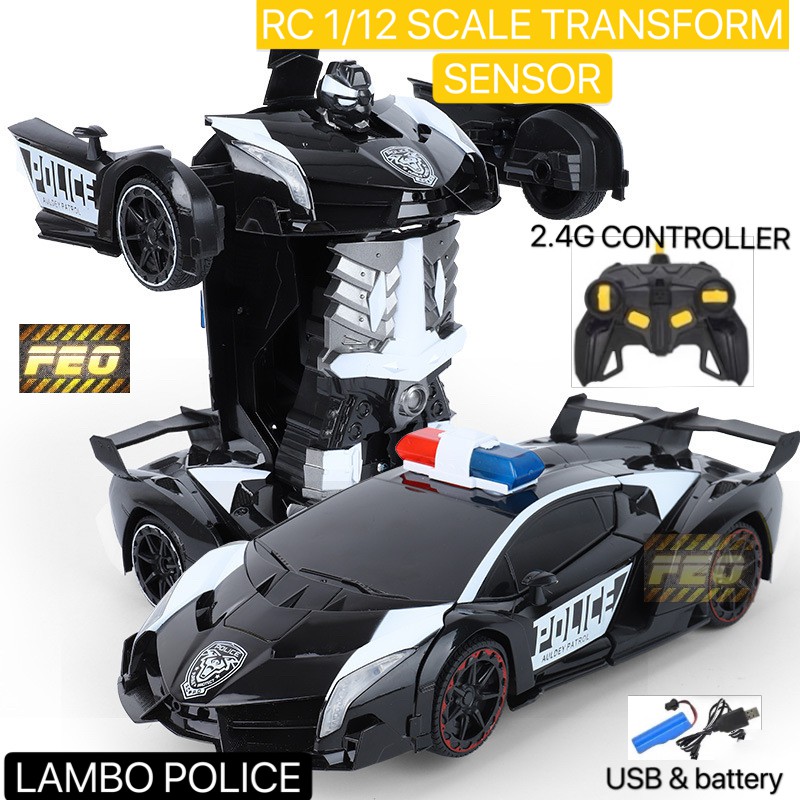 rc lamborghini police car