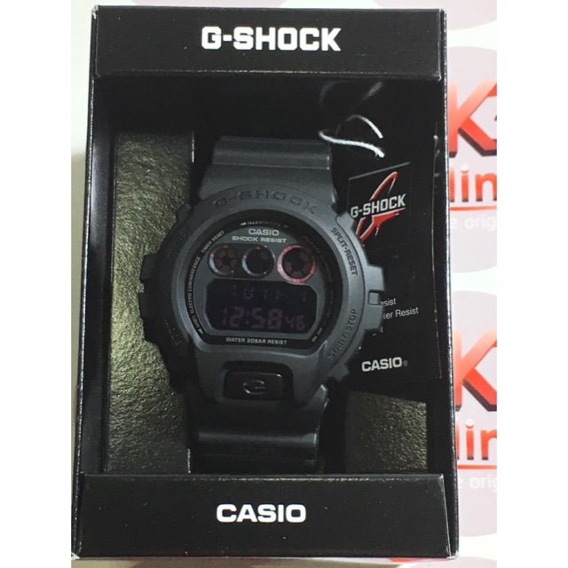 Casio G Shock Digital Dw 6900ms 1 Polis Evo Black Shopee Malaysia