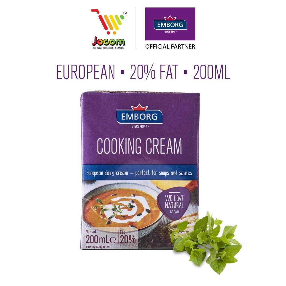 Emborg Cooking Cream 200ml [KL & Selangor Delivery Only]