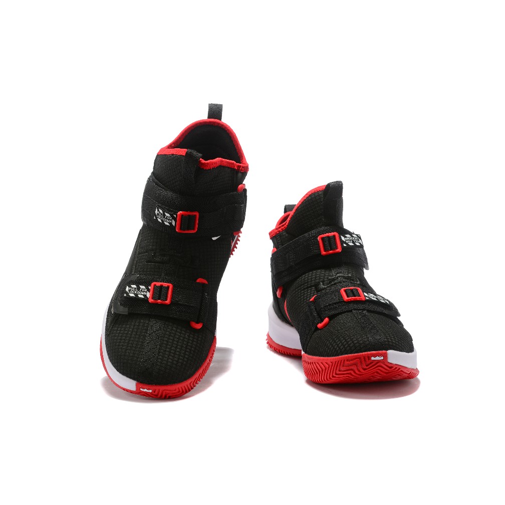black and red lebron shoes