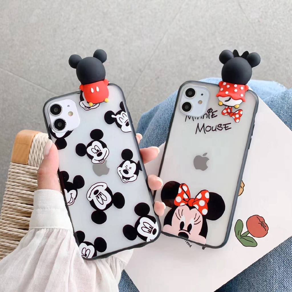 3 IN 1 Minnie Mickey Mouse Phone Case VIVO Y51 Y53 Y55 Y55s V5 V5s Y66