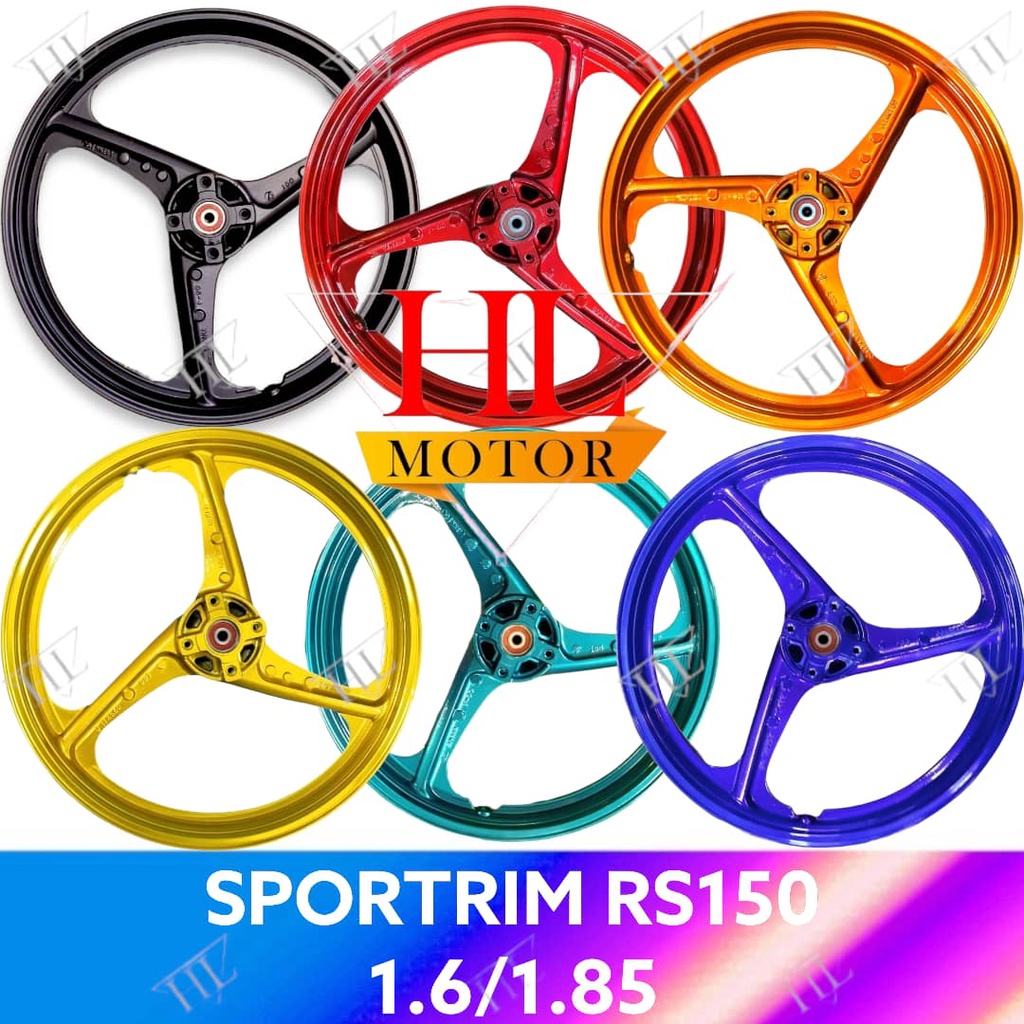 ENKEI HONDA RIM 4 HOLE DISC RS150 SPORTIM 3 BATANG RS150R (1.6/1.85 ...
