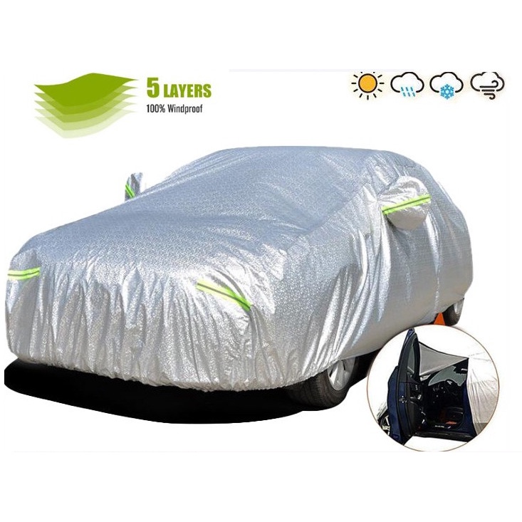 Car Cover Compatible With BMW 1 Series 2 series 3 series 4 series Full Hood Cover 100% Waterproof Windproof Rainproof Snowproof Frostproof Sunscreen Uv And All Weather 