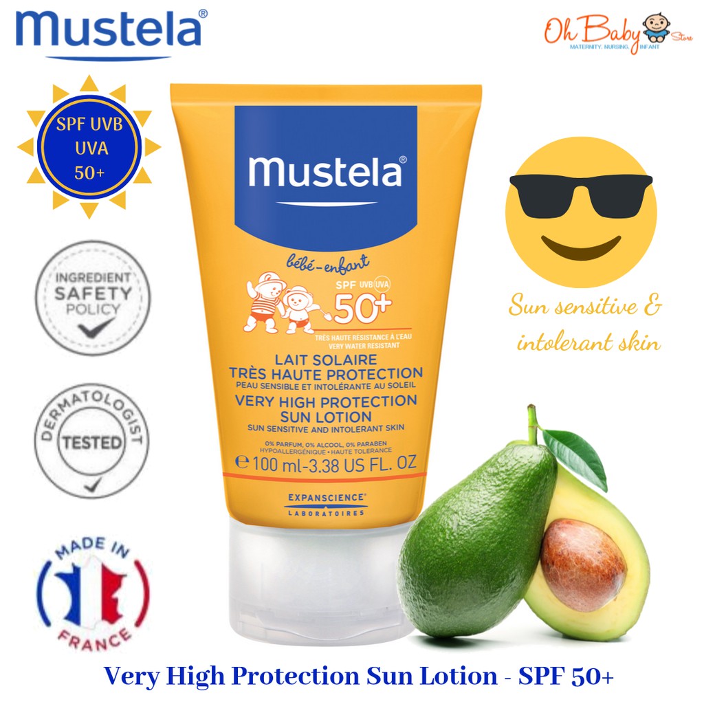 mustela spf 50 ingredients