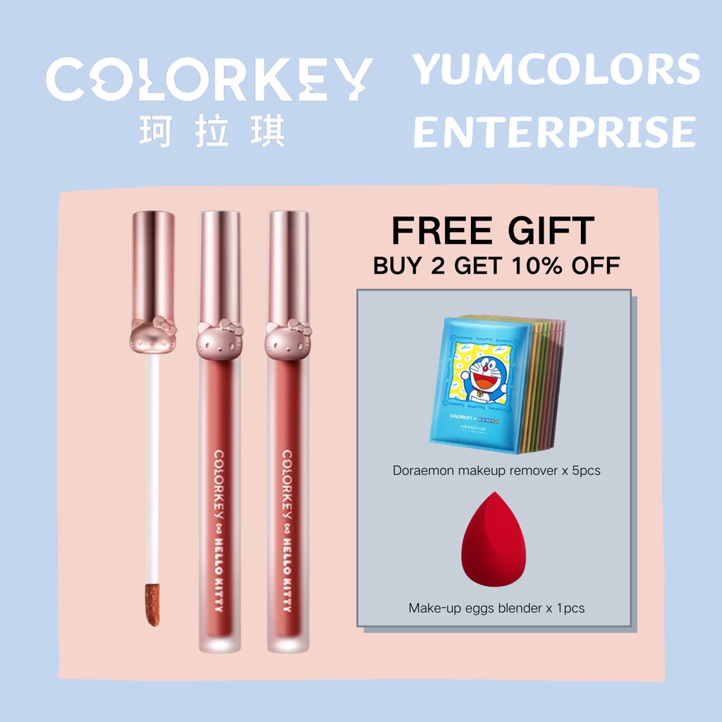 Colorkey x Hello Kitty Limited Edition Lipstick Velvet/Watery Mirror