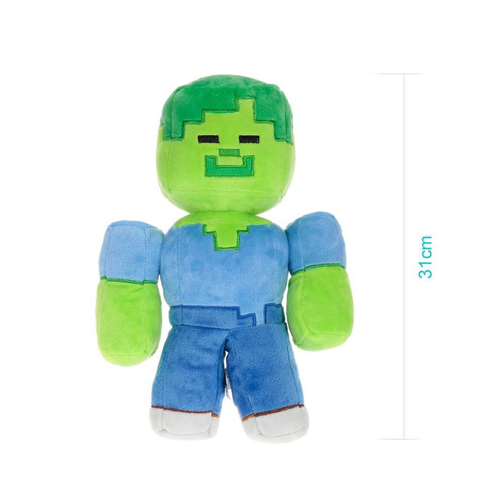 minecraft zombie plush toy