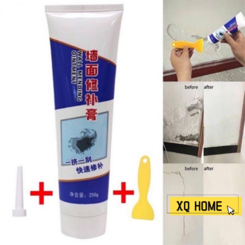 250g Wall Repair Cream Instant Repair Paste Professional Gaps Wall Mending Shedding Repair Home Concrete