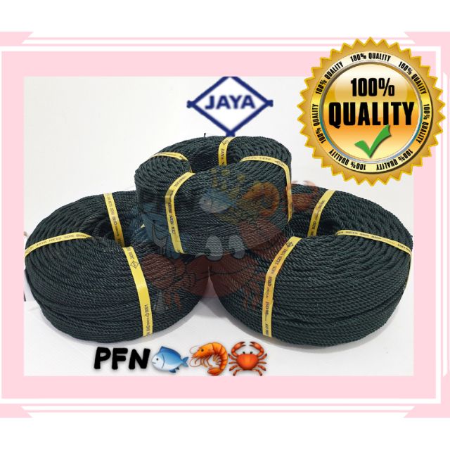 3mm & 3.5mm 200Meters PE Rope ( Polyethylene Rope) Tali PE JAYA BRAND ...