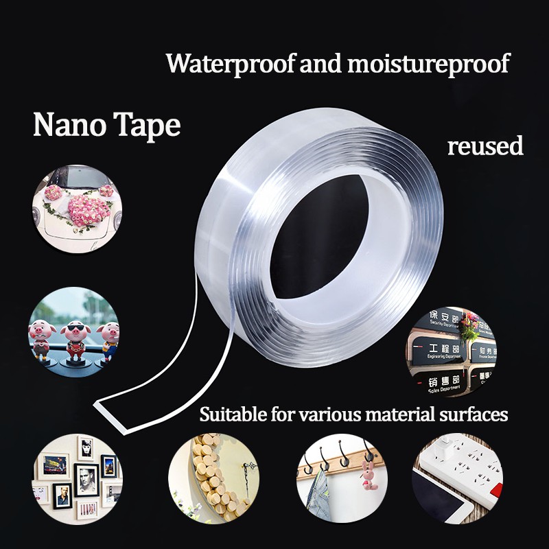 Multifunctional Strongly Sticky Double-Sided Adhesive Nano Tape ...