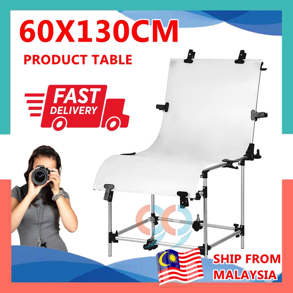 VAMOS Folding Product Photography Shooting Table 60 x 130 cm READY
