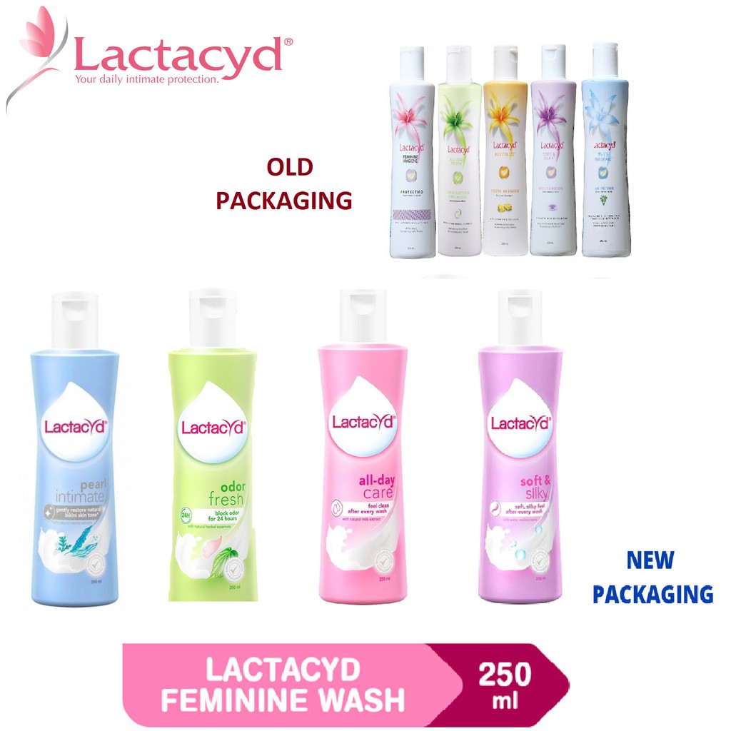 NEW PACKING!! LACTACYD DAILY FEMININE WASH ASSORTED 60ML / 250ML