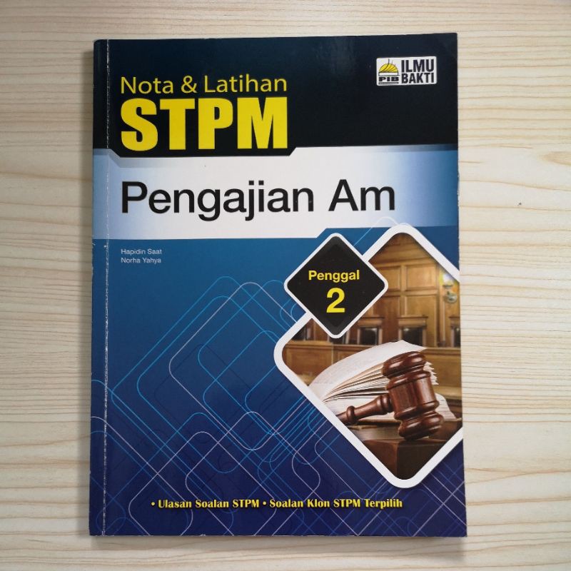 Pengajian Am Stpm Buku Ilmu Bakti Stpm Pengajian Am Nota Dan Latihan ...