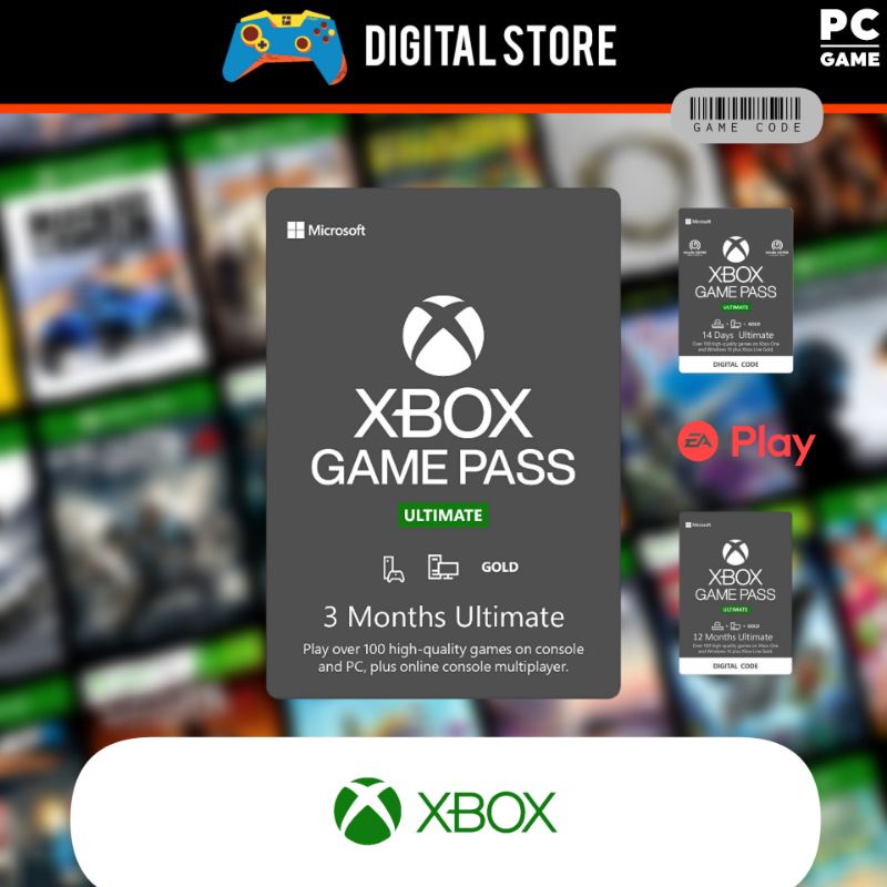 XBOX GAME PASS ULTIMATE - PC & CONSOLE [Digital Code]