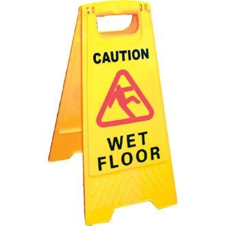 Papan Tanda Lantai Basah Licin Wet Floor Caution No 