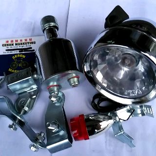 Lampu Basikal  Antik Besar Dynamo  12v Barang Retro Dinamo 