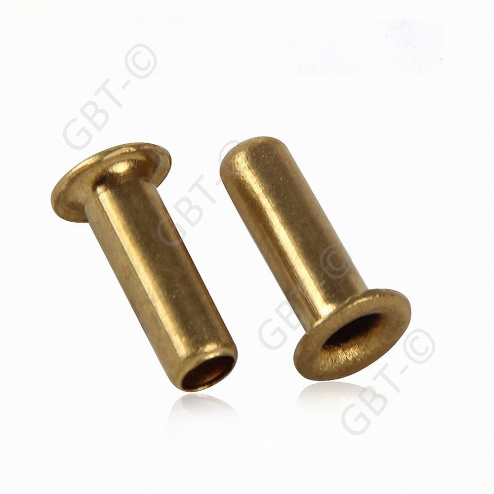 1/8" Brass Eyelet Axle Spacers -Womp short 