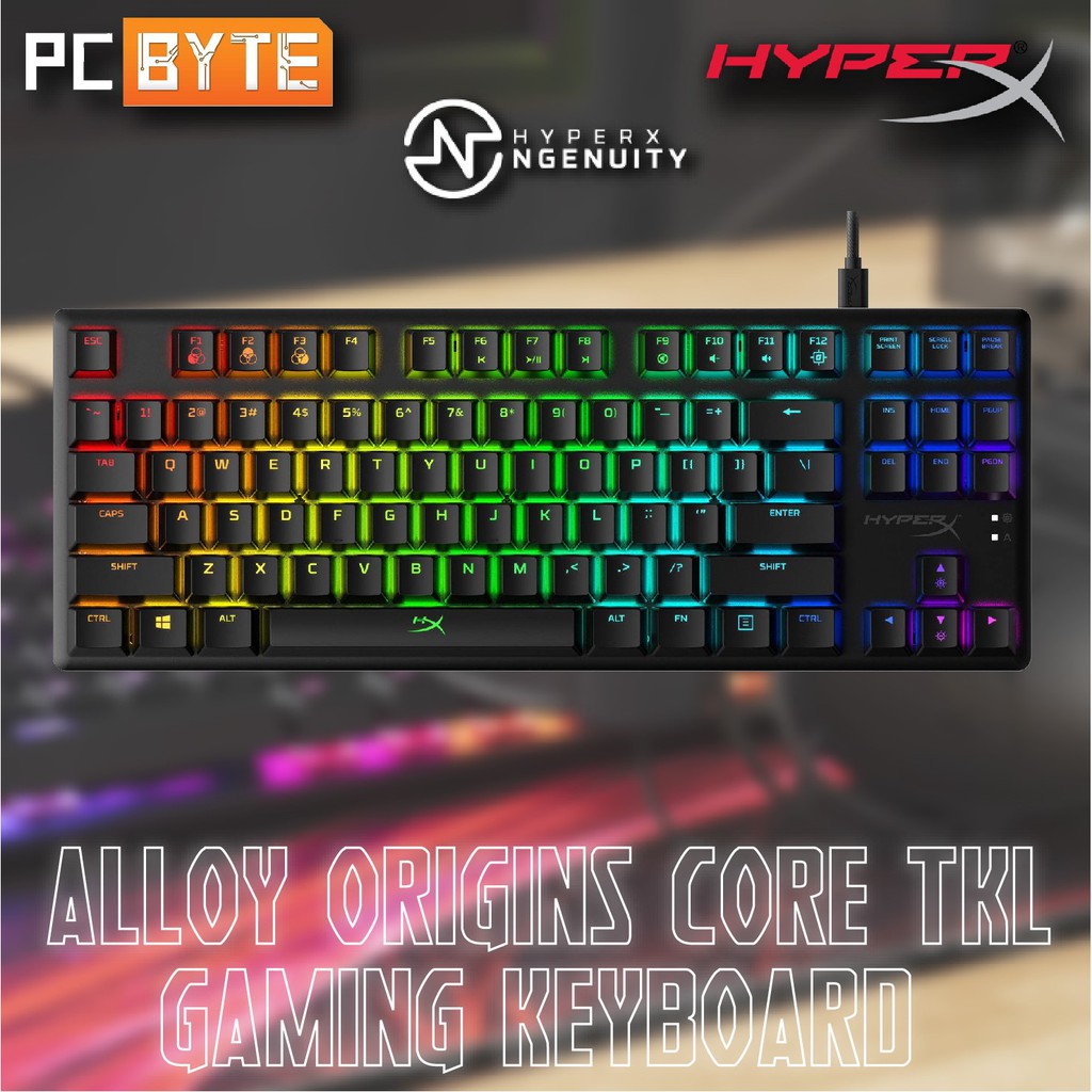 HyperX Alloy Origins Core TKL Mechanical Gaming Keyboard | Shopee Malaysia