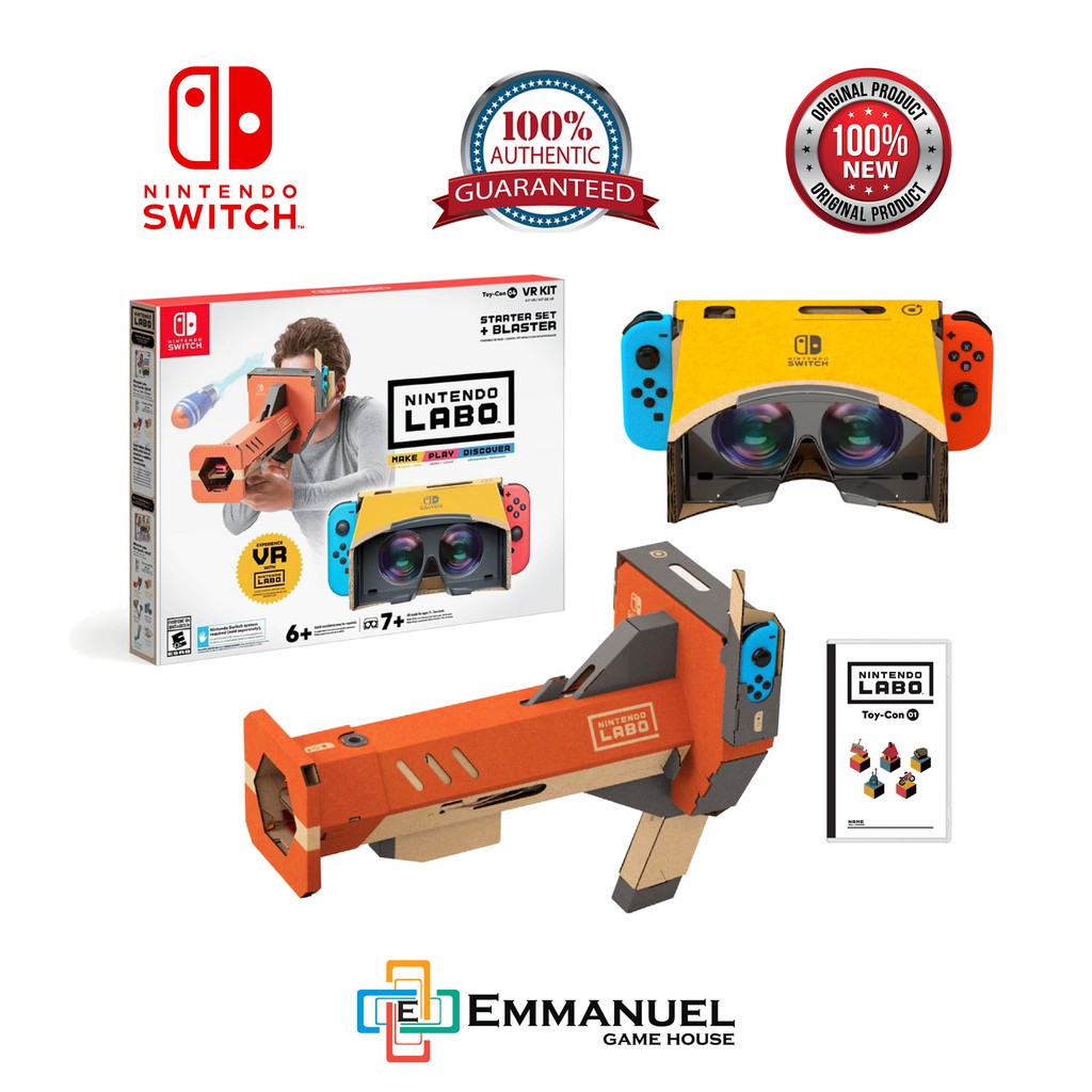 nintendo labo vr toy con 4