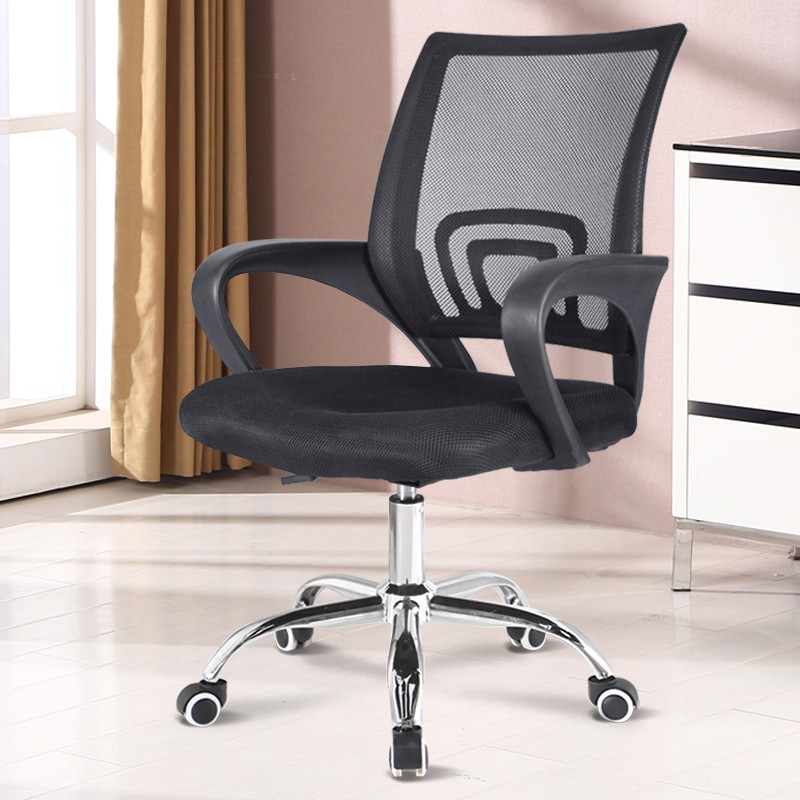 Meeting pejabat Ergonomic Med-Back Mesh Office Chair | Shopee Malaysia