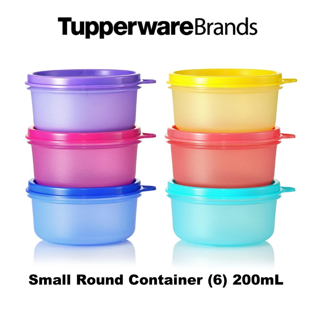Tupperware Small Round Container (6) 200mL